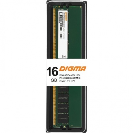 Оперативная память DDR5 Digma 16Gb 4800MHz DIMM (DGMAD54800016S) - фото 1