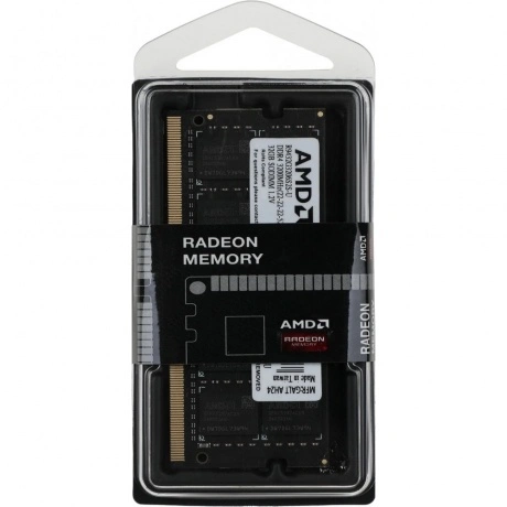 Оперативная память DDR4 AMD 32Gb 3200MHz SO-DIMM (R9432G3206S2S-...