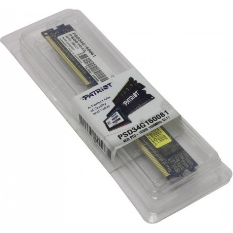 Память DDR3 Patriot 4Gb Signature Line (PSD34G160081)