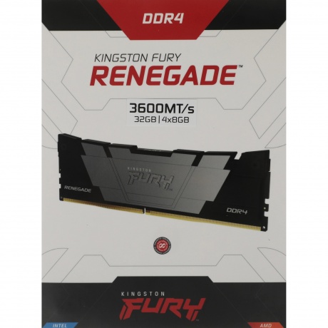 Память оперативная Kingston 32GB 3600MHz DDR4 (KF436C16RB2K4/32) - фото 4