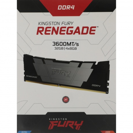 Память оперативная Kingston 32GB 3600MHz DDR4 (KF436C16RB2K4/32) - фото 7
