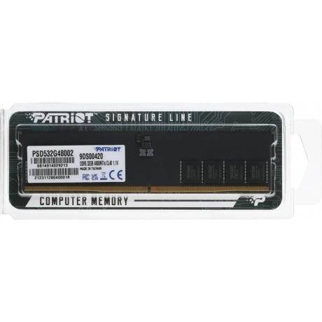 Оперативная память Patriot DDR5 1x32ГБ 4800МГц, DIMM (PSD532G48002) - фото 3