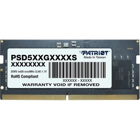 Оперативная память Patriot SODIMM 16GB DDR5-5600 (PSD516G560081S) - фото 1