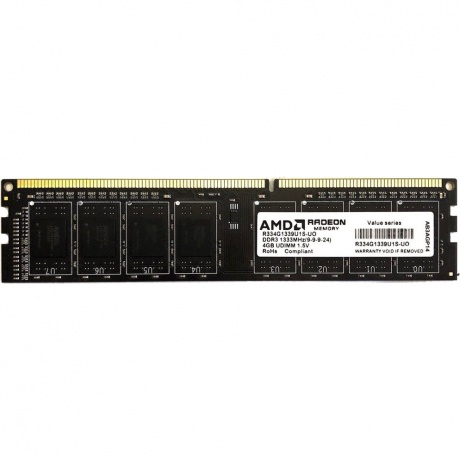 Память оперативная DDR3 AMD 4Gb 1333MHz (R334G1339U1S-UO) - фото 5