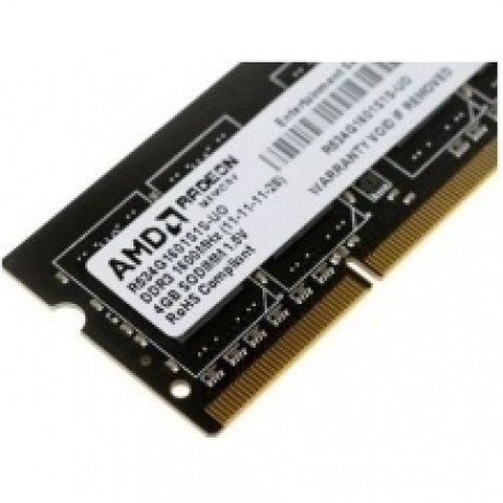 Память SO-DIM DDR3 AMD 4Gb 1600MHz (R534G1601S1S-UO) - фото 3