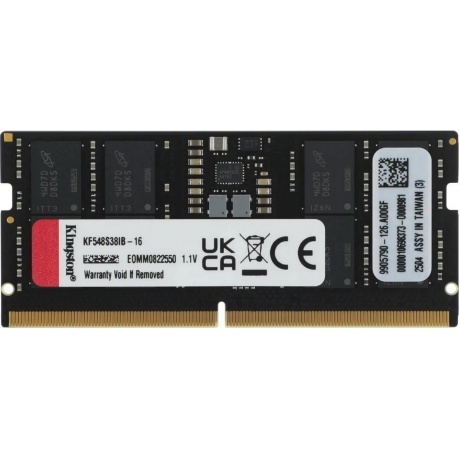 Оперативная память Kingston Fury Impact 16Gb DDR5 (KF548S38IB-16) - фото 2
