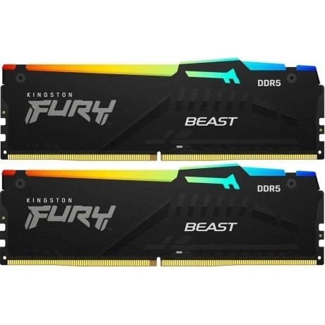 Модуль памяти 64Gb DDR5 (2x32Gb) UDIMM Kingston <PC5-48000, 6000...