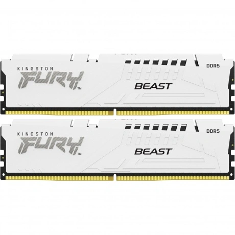 Оперативная память Kingston DDR5 DIMM FURY Beast White 32Gb (kit...