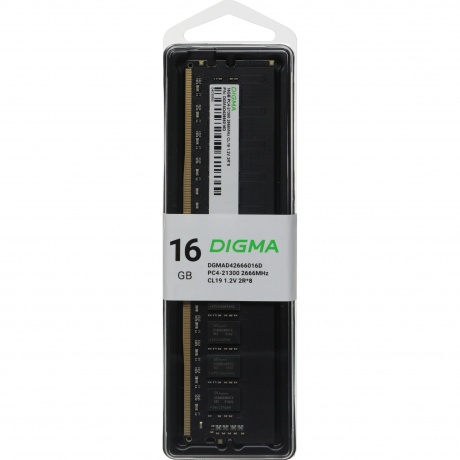 Память оперативная DDR4 Digma 16GB 2666MHz (DGMAD42666016D) - фото 9