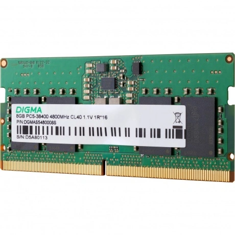 Память оперативная Digma DDR5 8GB 4800MHz (DGMAS5480008S)