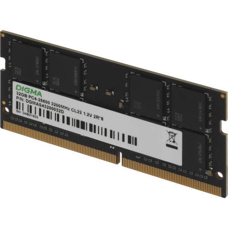 Память оперативная Digma DDR4 32GB 3200MHz (DGMAS43200032D) - фото 3