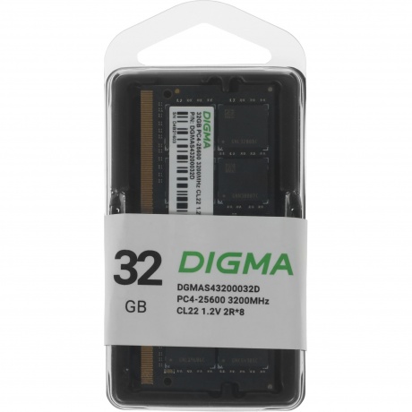 Память оперативная Digma DDR4 32GB 3200MHz (DGMAS43200032D) - фото 5