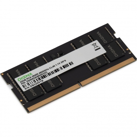 Память оперативная Digma DDR5 32GB 4800MHz (DGMAS54800032D) - фото 3