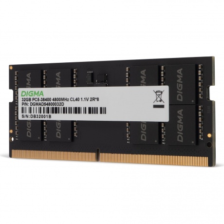 Память оперативная Digma DDR5 32GB 4800MHz (DGMAS54800032D) - фото 4