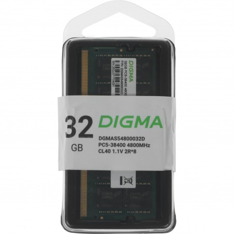 Память оперативная Digma DDR5 32GB 4800MHz (DGMAS54800032D) - фото 7