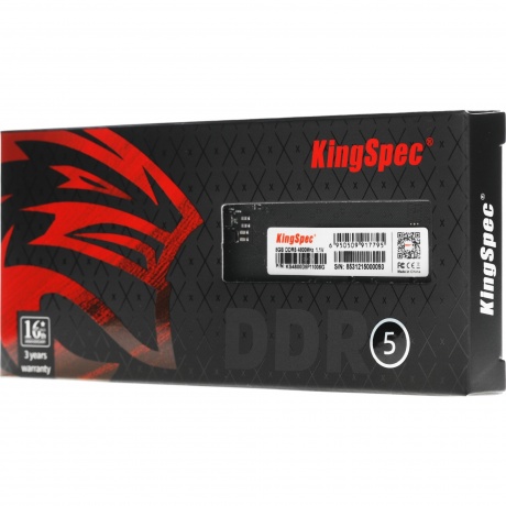 Оперативная память Kingspec DDR5 8GB 4800MHz (KS4800D5P11008G) - фото 6