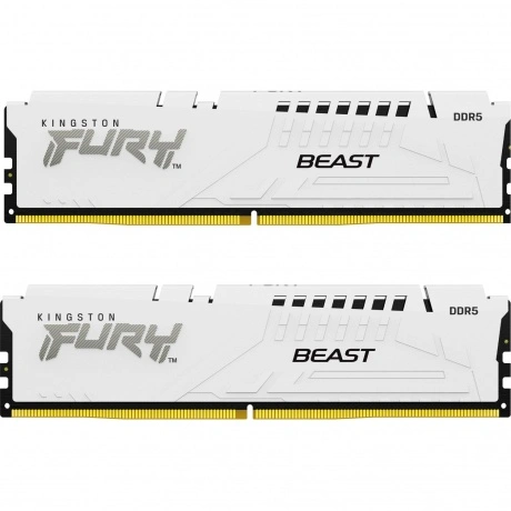 Память оперативная Kingston DDR5 2x16GB 5600MHz Fury Beast White...