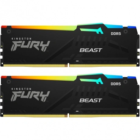 Память оперативная Kingston DDR5 2x16GB 6400MHz Fury Beast RGB R...