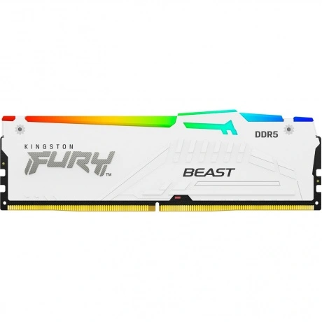 Память оперативная Kingston DDR5 16GB 5200MHz Fury Beast RGB RTL...
