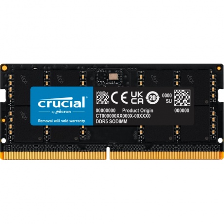Память оперативная Crucial 32GB DDR5 SODIMM (CT32G48C40S5) - фото 1