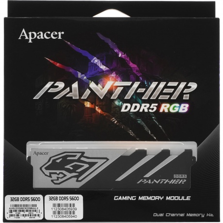 Память оперативная Apacer DDR5 32GB 5600MHz DIMM (AH5U32G56C5229BAA-2) - фото 3