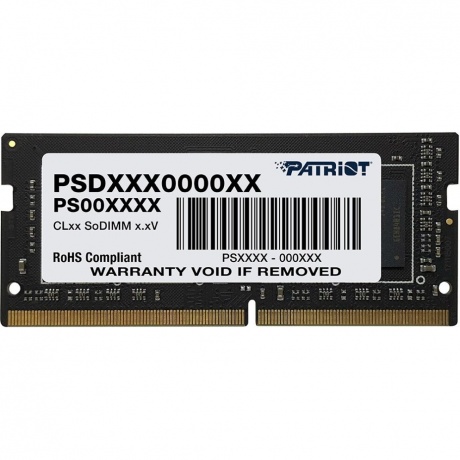 Память оперативная Patriot SL DDR4 8GB 3200MHz (PSD48G32002S) - фото 1