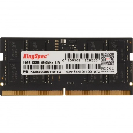 Память оперативная Kingspec DDR5 SO-DIMM 16GB (KS5600D5N11016G)