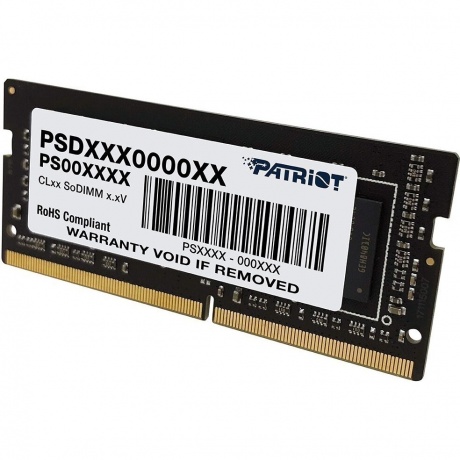 Модуль памяти SODIMM 8GB DDR4-3200 PSD48G32002S PATRIOT - фото 4