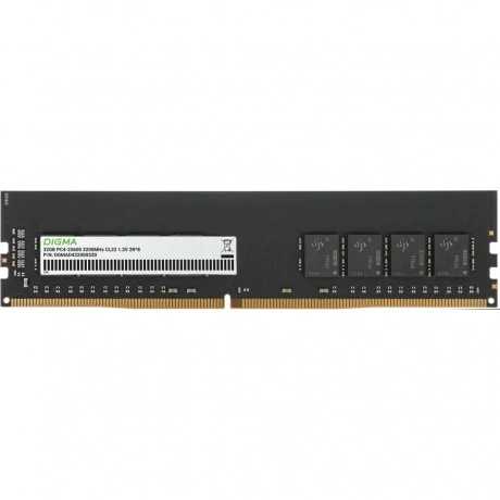 Оперативная память Digma, DDR4, 32GB (1x32GB), 3200MHz, CL22, DI...