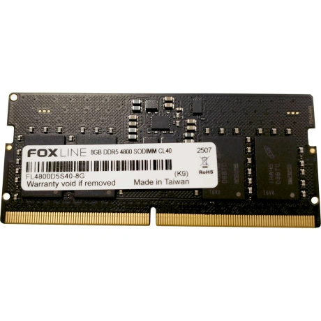 Оперативная память Foxline, DDR5, 8GB (1x8 GB), 4800 MHz, CL40, ...