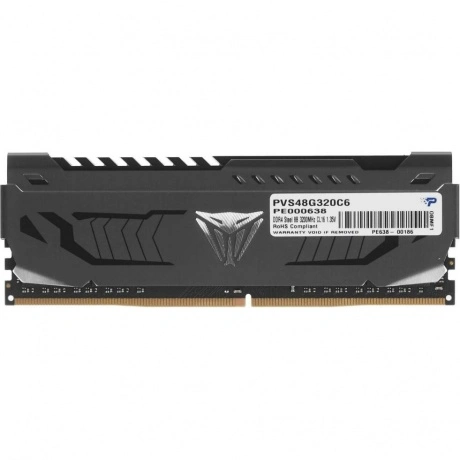 Оперативная память Patriot Viper Steel, DDR4, 8GB, 3200MHz, CL16...