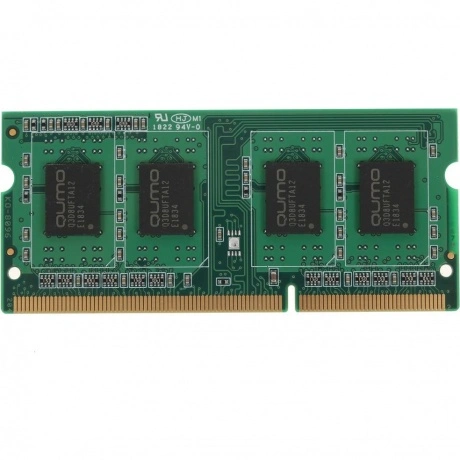 Оперативная память Qumo, DDR3, 2GB (1x2GB), 1600MHz, CL11, SO-DI...