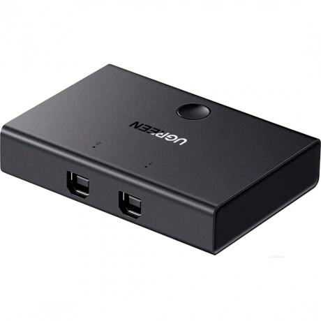 Сплиттер UGREEN 30345 (30345) USB 2.0 Sharing S Witch 2x1. черны...