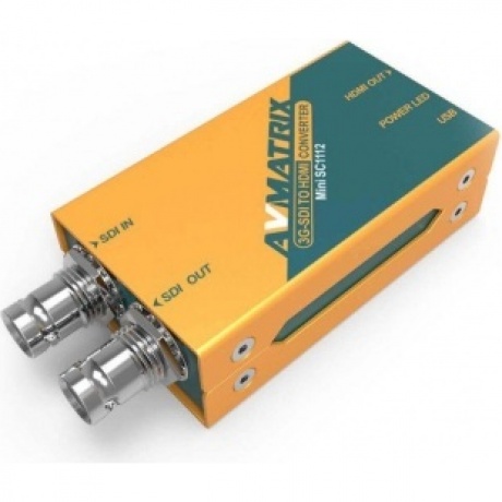 Конвертер AVMATRIX Mini SC1112 преобразования 3G-SDI в HDMI - фото 3
