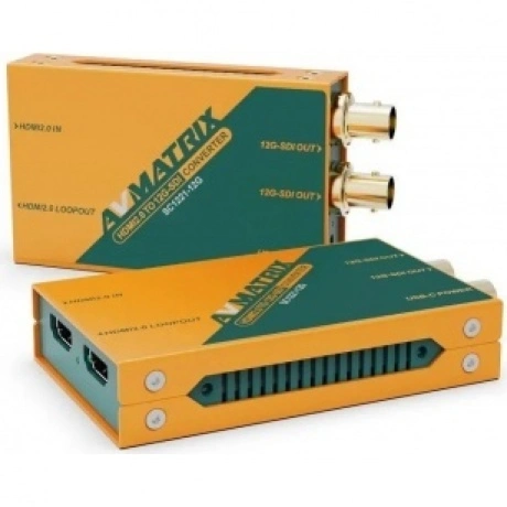 Конвертер AVMATRIX SC1221-12G 4K60 HDMI2.0 в 12G-SDI