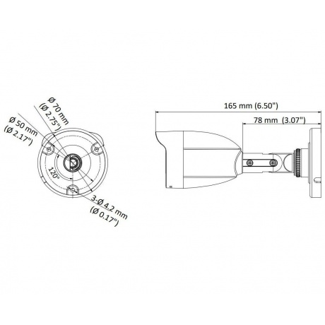 Камера видеонаблюдения HiWatch DS-T200 (B) (2.8 mm) - фото 10