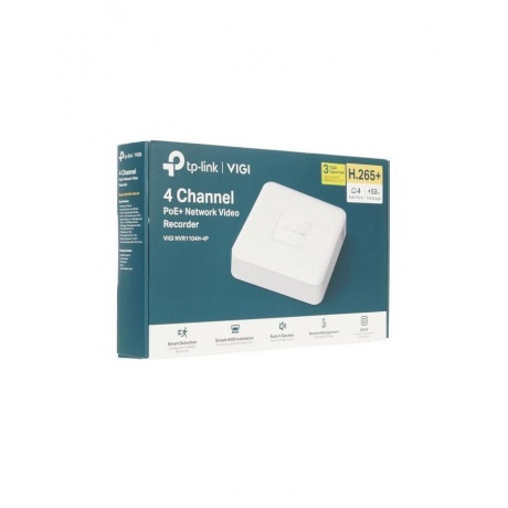 Видеорегистратор TP-Link VIGI NVR1104H-4P - фото 13