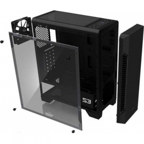 Корпус Zalman S3 черный - фото 4