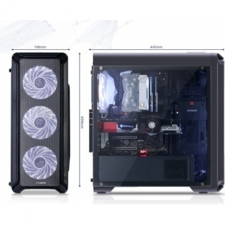 Корпус Zalman i3 Black - фото 6