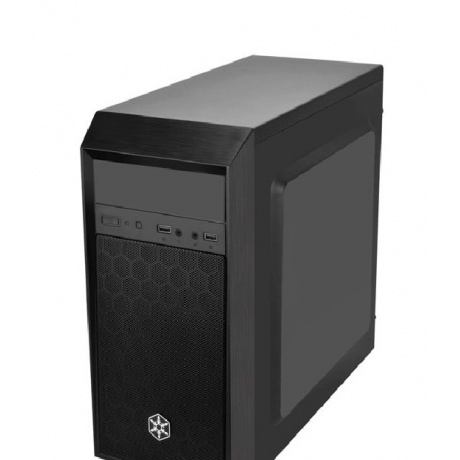 Корпус SilverStone SST-PS16B черный - фото 2