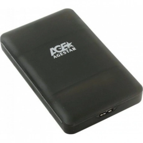 Внешний корпус для HDD/SSD AgeStar 3UBCP3 SATA пластик черный 2....