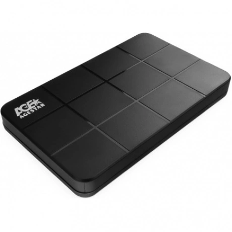 Внешний корпус для HDD AgeStar 3UB2P1 SATA III пластик черный 2....