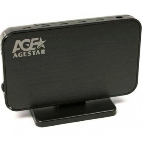 Внешний корпус для HDD AgeStar 3UB3A8-6G SATA II пластик черный ...