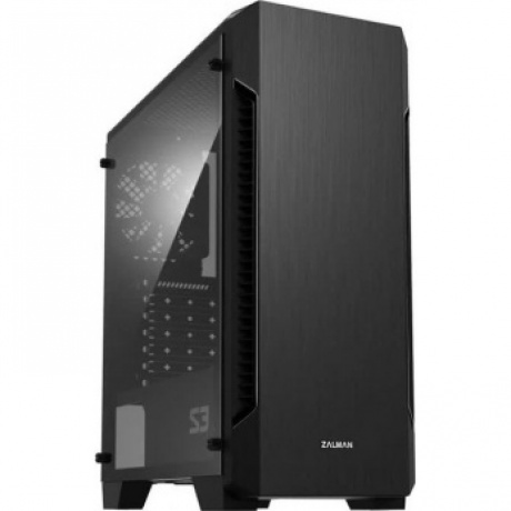 Корпус Zalman S3 Tempered Glass Window Black - фото 2