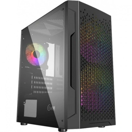 Корпус Powercase Mistral Micro Z3B Mesh LED Tempered Glass (CMIM...