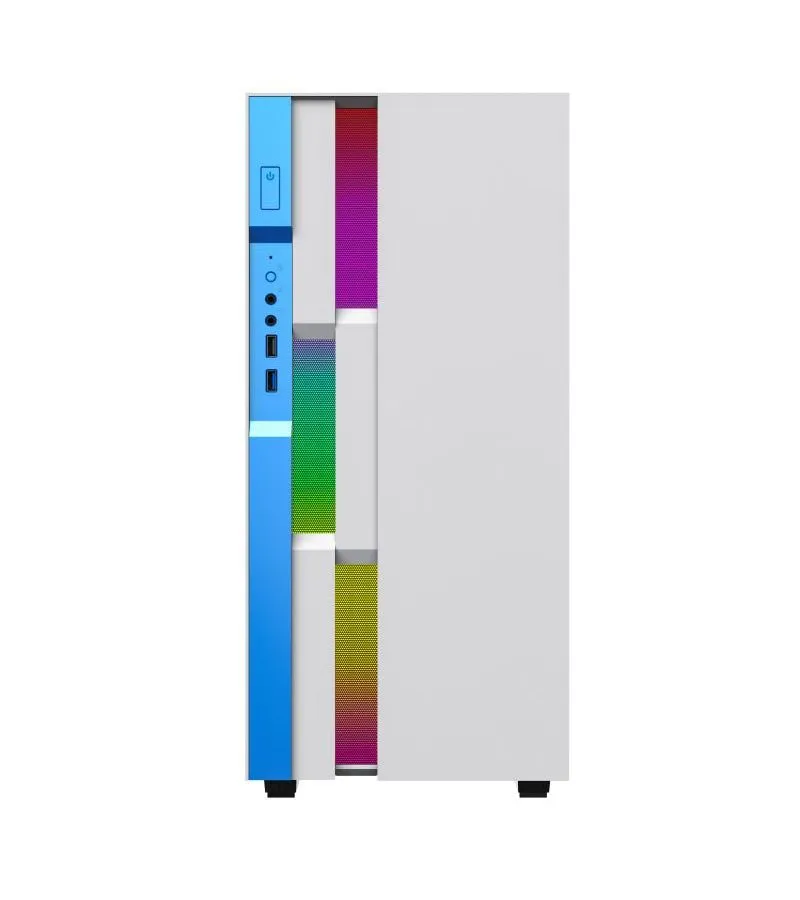 Корпус GameMax Brufen C3 WB  White-Blue - фото 1