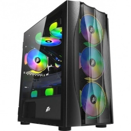 Корпус 1stPlayer Firebase X3-M Black (X3-M-BK-4F1)