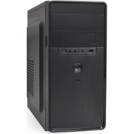 Корпус ExeGate Minitower BA-309U2-AA500 Black EX286441RUS - фото 1