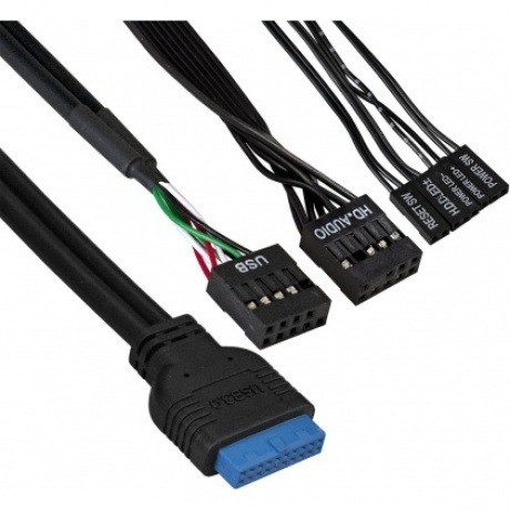 Корпус ExeGate BAA-105U2-01-AAA450 Black (EX291147RUS) - фото 2
