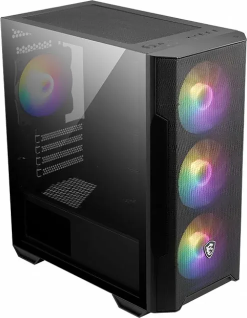 Корпус MSI MAG FORGE M100R, MATX, BLACK - фото 1